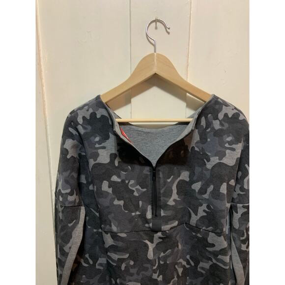 Nike Tech sweatshirt crewneck gray camo women's Size L - Picture 9 of 9